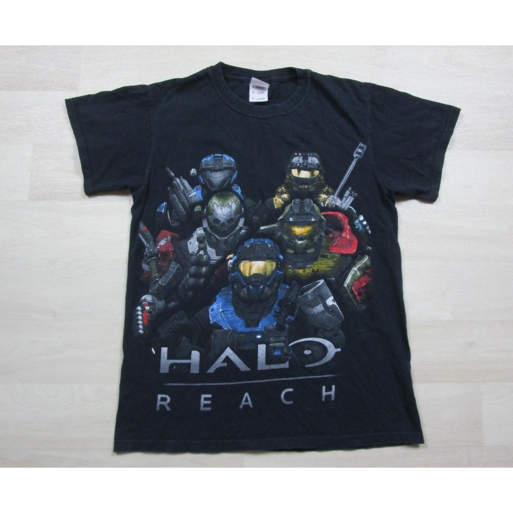 Halo Reach AOP T-Shirt Men's (S) 2010 FPS Video Game Noble Team